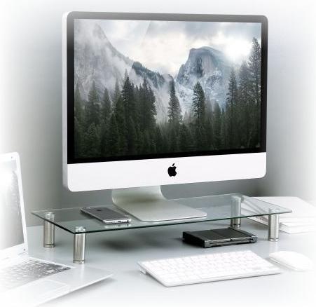Immagine prodotto Techly Tavolo universale di stoccaggio in vetro, 580 x 210 x 130 mm