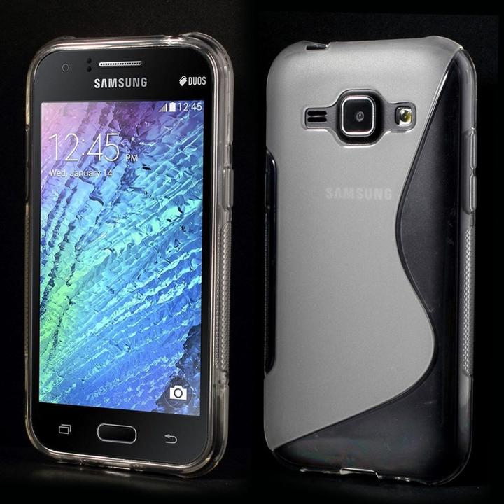 Actual product image König Design Mobile phone cover TPU protective cover for Samsung Galaxy J1 Transparent