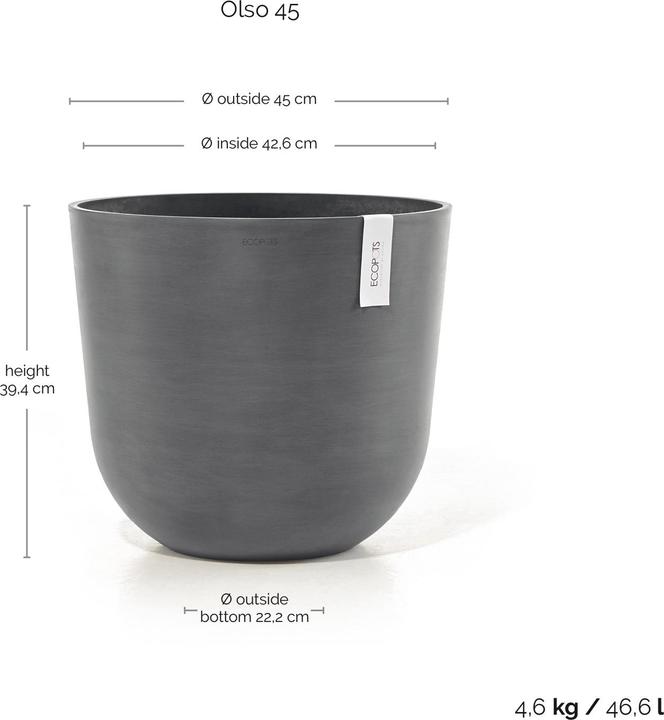 Produktbild Ecopots Oslo (45 x 40 cm)