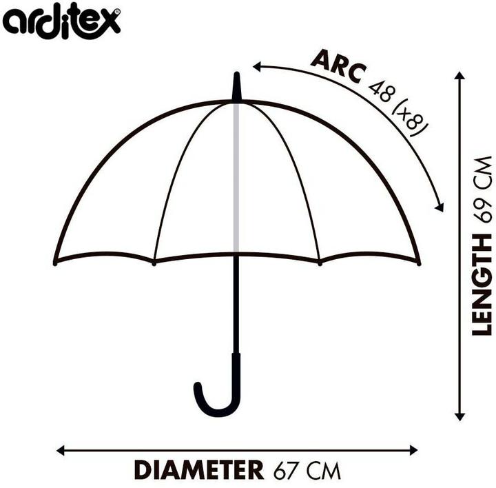 Produktbild Arditex Regenschirm Disney: Mickey 67 cm assortiert