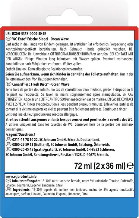 Produktbild WC-Ente Frische-Siegel 2er Nachfüller Marine