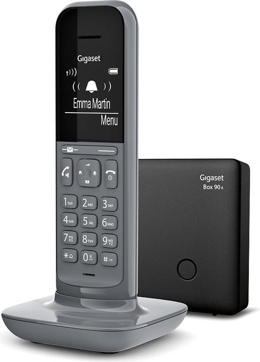 Actual product image Gigaset CL390A Analogue/DECT telephone Caller ID Grey