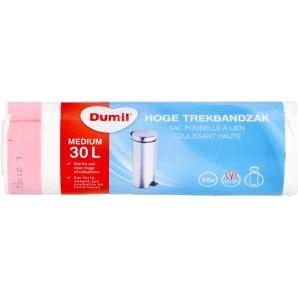 Thumbnail - Dumil Abfallbeutel 30L Hoch mit Zugband 20 St, Abfallsack