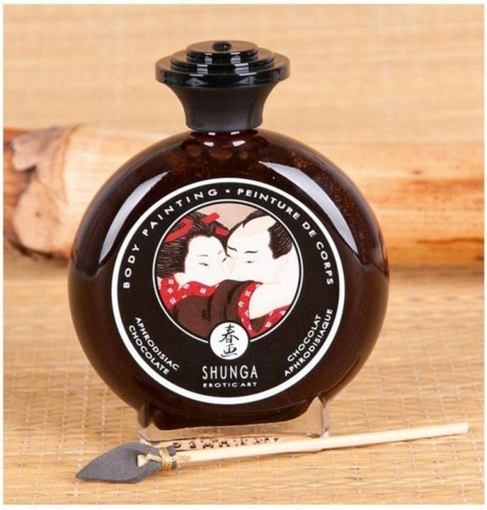 Actual product image Shunga Chocolate Body Paint (100 ml)