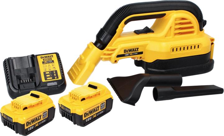 Produktbild DeWalt DCV 517 M2 Akku Handstaubsauger 18 V 1,9 L + 2x Akku 4,0 Ah + Ladegerät (Nass-Trockensauger)