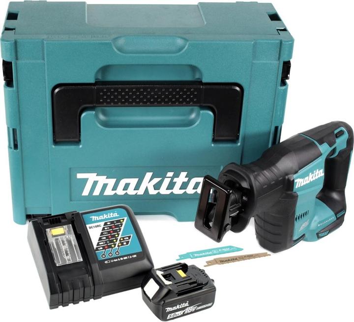 Produktbild Makita DJR 188 RG1J Akku Reciprosäge 18 V Brushless Säbelsäge im Makpac + 1x 6,0 Ah Akku + Ladegerät