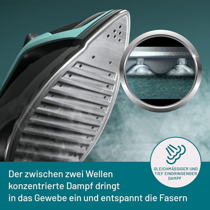 Immagine prodotto Imetec Onda sistema stirante con piastra a onde brevettata, 2400 W (2400 W, 300 g/min)