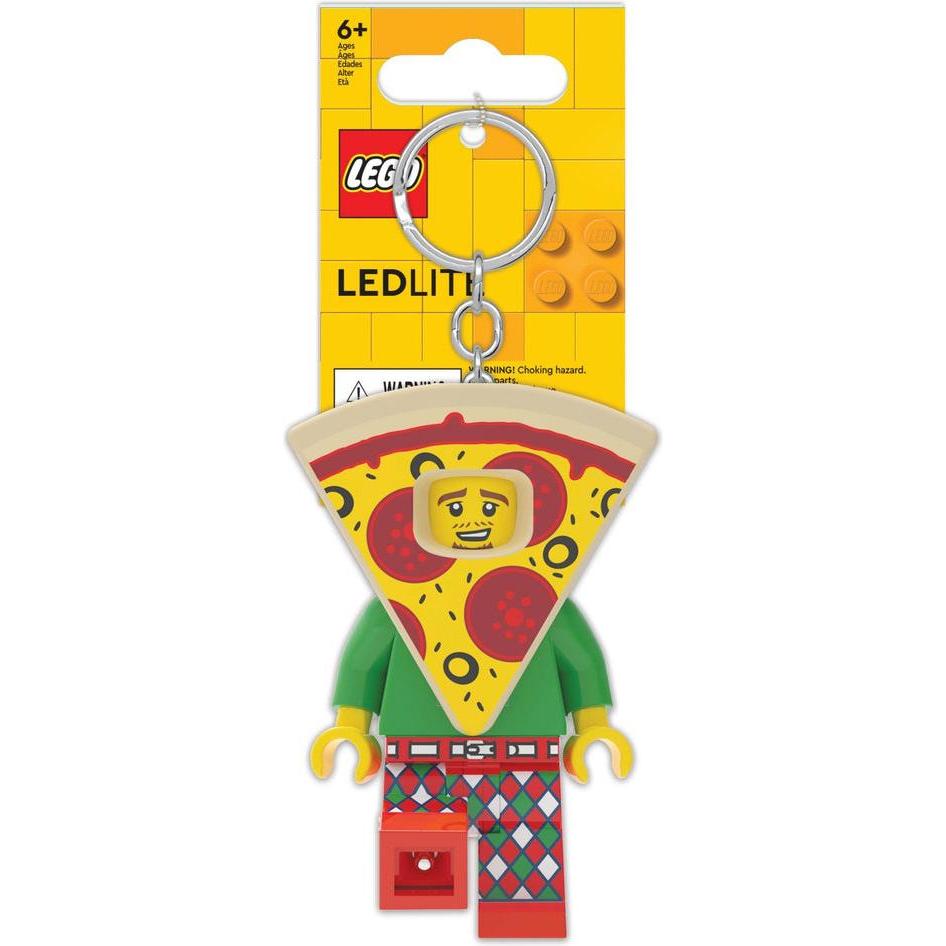 Thumbnail - Euromic, Schlüsselanhänger, LEGO - Keychain w/LED - Pizza (4006036-LGL-KE176H)