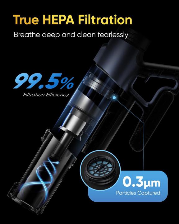 Produktbild Vexilar Akkustaubsauger mit Anti-Tangle-Bürste