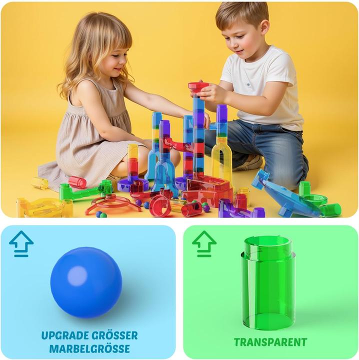 Produktbild MaxTronic Murmelbahn Logikspiel-Set