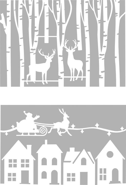 Actual product image Find it Stencil set, 2-piece