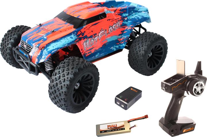 Produktbild DF-Models HotFlash Elektro Brushless Monster Truck 4WD 1:10 RTR (RTR Ready-to-Run)