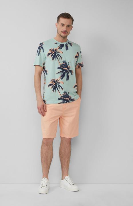 Produktbild S.Oliver T-Shirt T-Shirt aus Baumwolle mit All-over-Print (M)