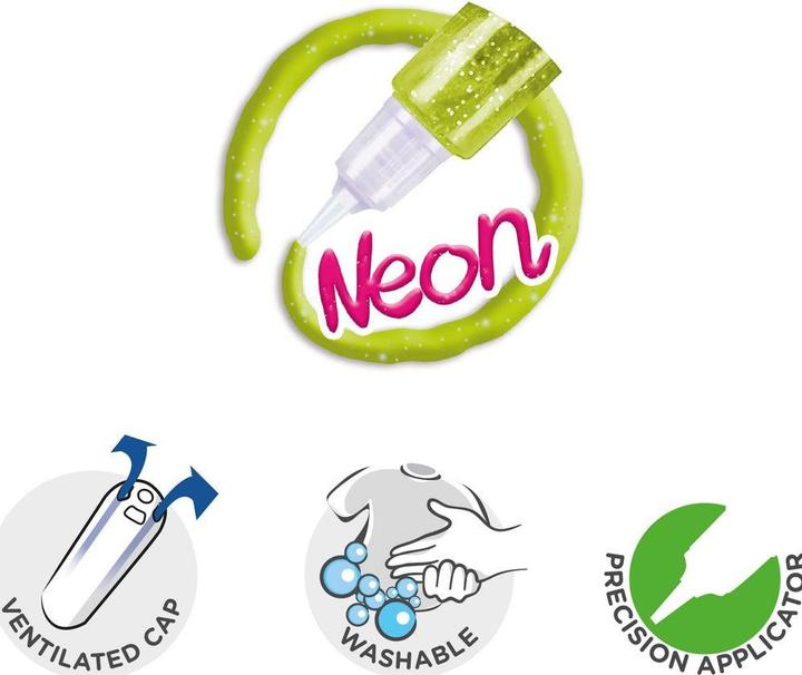 Produktbild Carioca Glitzerstifte Fluo Colors (6x)