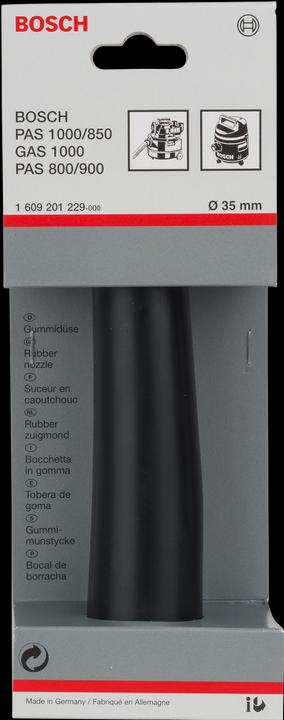 Immagine prodotto Bosch Professional Zubehör Bocchetta in gomma per aspirapolvere Bosch, 35 mm