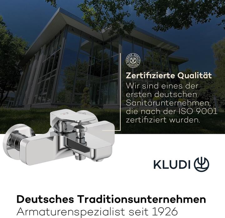 Produktbild Kludi X3 Wannenarmatur Aufputz, Wannenfüll- und Brause-Einhandmischer