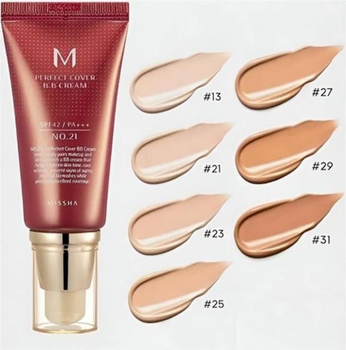 Produktbild Missha M Perfect Cover Bb Cream Spf42/Pa+++ Multifunctional Bb No.13 20Ml (#13 Light Beige)