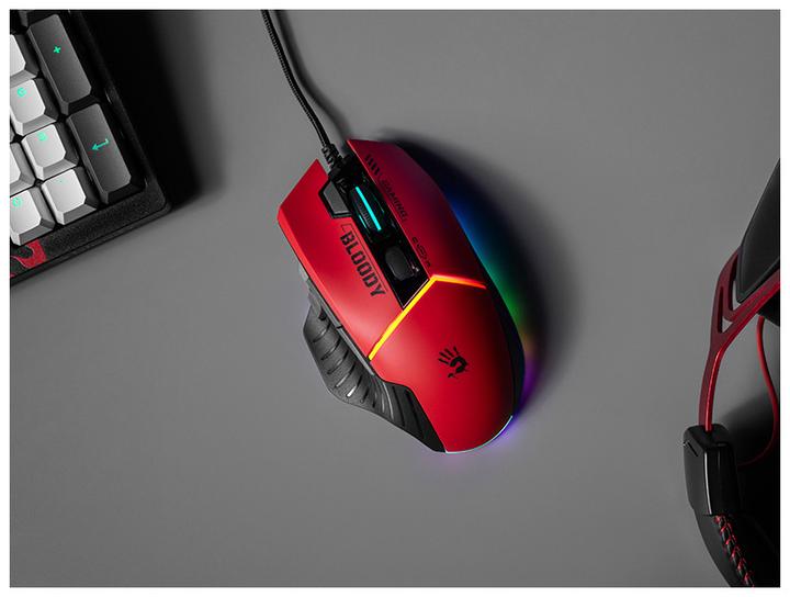 Produktbild A4Tech Mouse BLOODY W95Max USB Sports Red (Kabelgebunden)