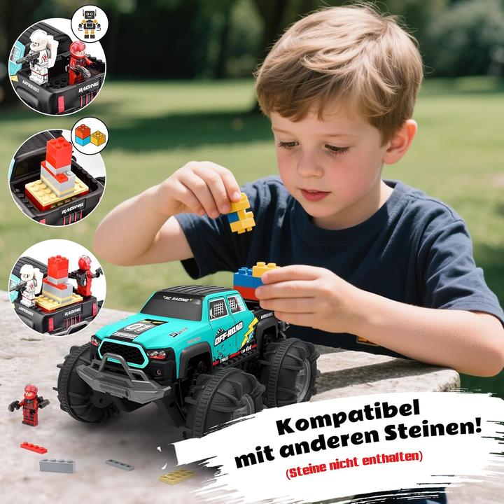 Actual product image Sivqike Amphibisches RC Auto mit Gestensteuerung & LED (RTR Ready-to-Run)
