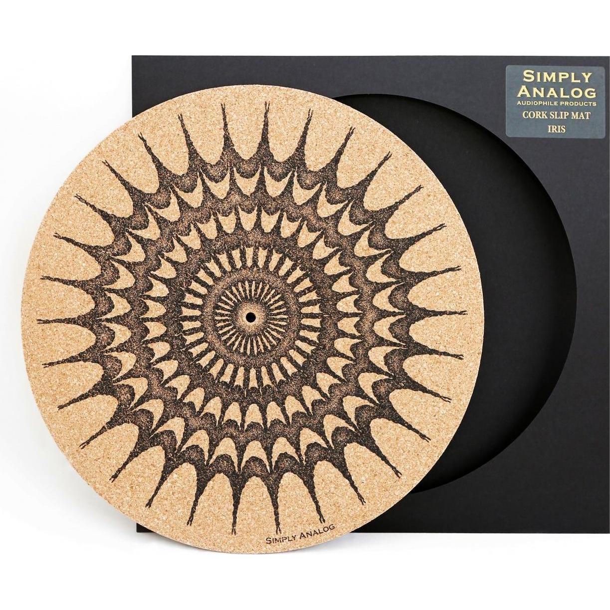 Thumbnail - Simply Analog Cork Slipmat - Iris (Plattenteller), Plattenspieler Zubehör, Mehrfarbig