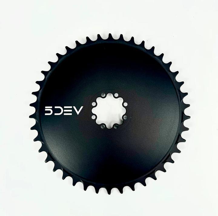 Actual product image 5Dev Aero Road Gravel Chainring (52)