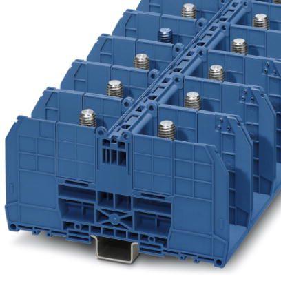 Actual product image Phoenix Contact Contact RBO 12 BU 3244629 Bolt terminal block Number of poles: 2 240 mm² Blue 5 pcs.