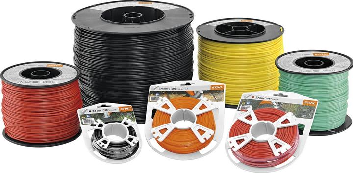 Produktbild Stihl 9302338 Mähfaden rund x 14 m Rasentrimmer Line orange 2,4 mm x14,6 m (Rasentrimmer)