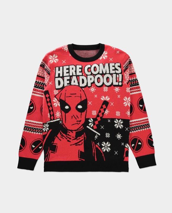 Actual product image Deadpool Knitted Christmas Jumper (XL)