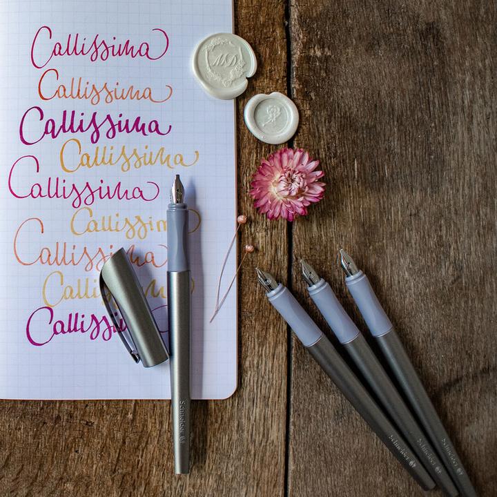 Actual product image Schneider Callissima 1.1 mm fountain pen, anthracite (Charcoal, 1 x)