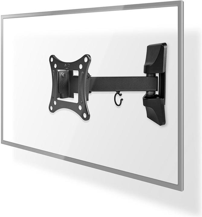Produktbild Nedis Vollbewegliche-TV-Wandhalterung - 23-55 " - 30 kg - 67 mm - Kippbar - Drehbar - Stahl / Kunsts (Wand, 55", 30 kg)