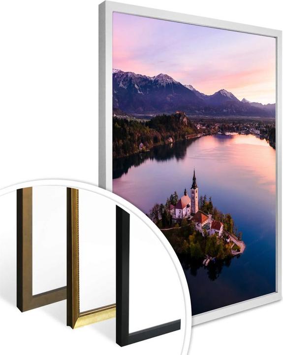 Produktbild Trenddeko Bleder See in Slowenien (80 x 100 cm)