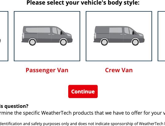 Immagine prodotto WeatherTech Mercedes-Benz Sprinter Van (2019-2024) 1a fila di sedili automatici