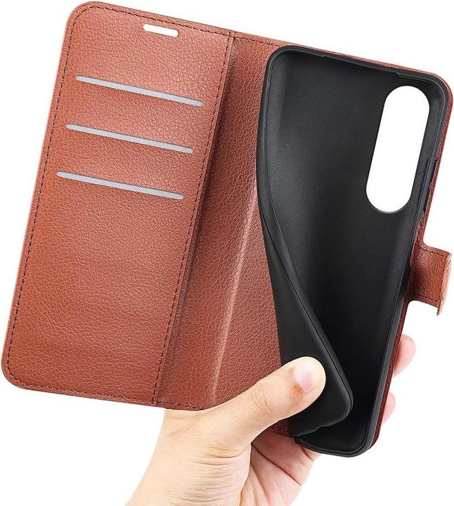 Produktbild Cover-Discount Sony Xperia 1 V - Leder Etui Hülle braun (Sony Xperia 1 V)