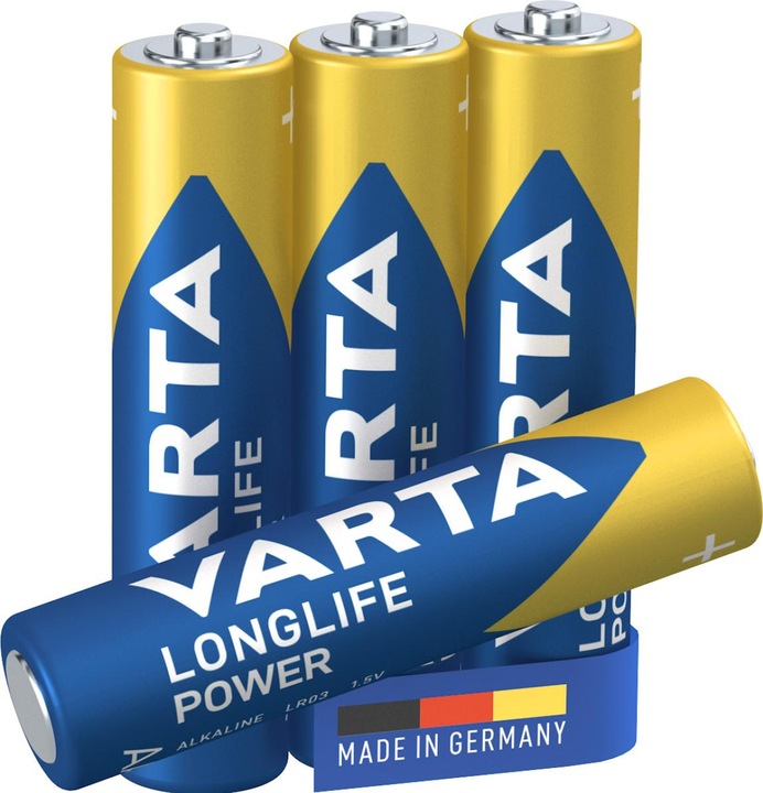Productafbeelding Varta Vermogen met lange levensduur (4 Pcs., AAA, 1240 mAh)