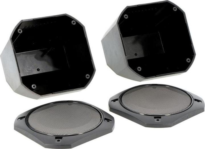 Produktbild CHP Lautsprecher Aufbau Gehäuse Set schwarz 130mm DIN Lautsprecher (13 cm)
