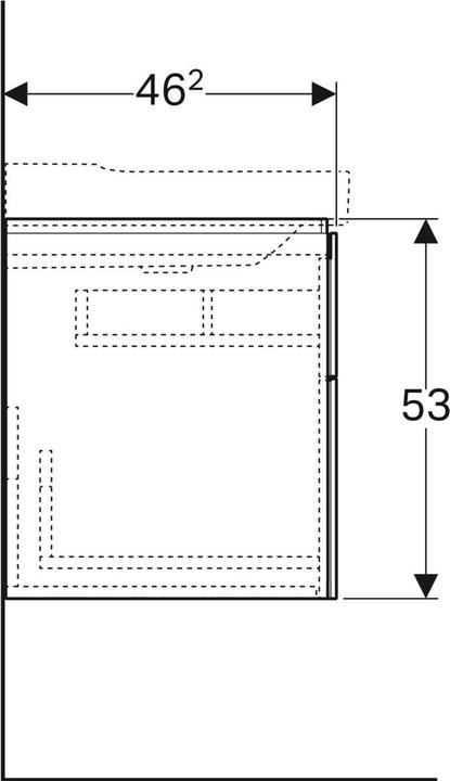 Produktbild Geberit 500.509.43.1 (88 x 46 x 53 cm)