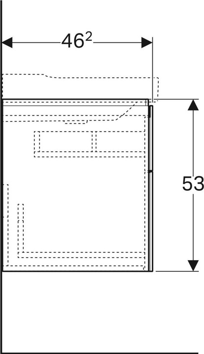 Actual product image Geberit 500.509.43.1 (88 x 46 x 53 cm)