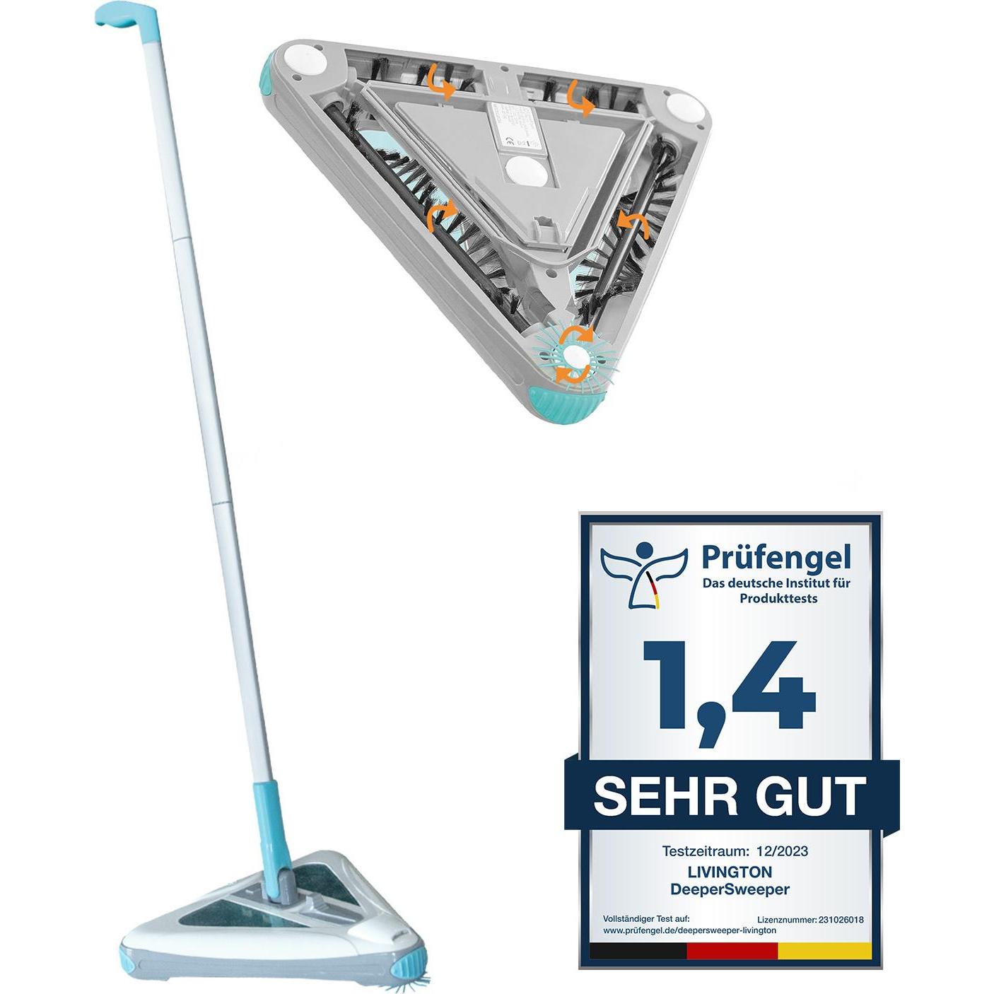 Livington Deeper Sweeper, Reinigungsutensil, Türkis