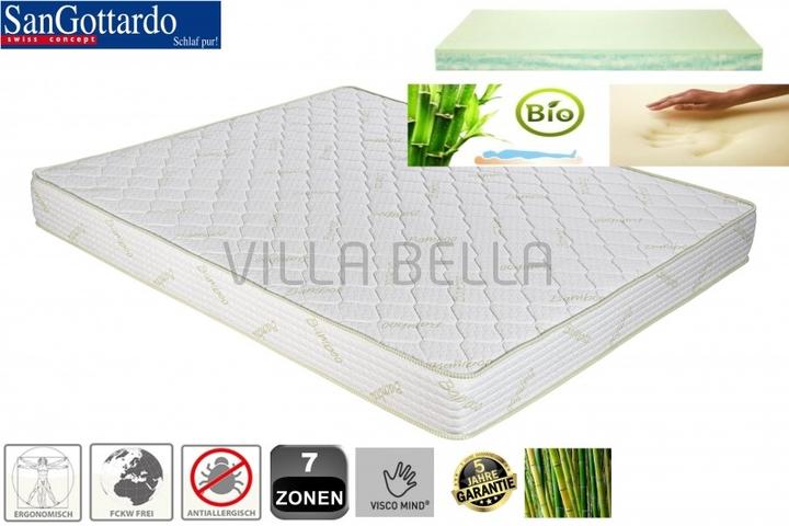 Produktbild San Gottardo Trio Bamboo Matratze 1 (180 x 200 cm)