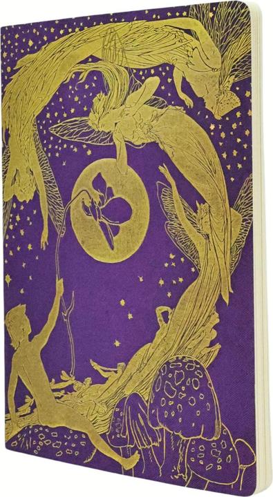 Actual product image Paperblanks Notizheft A4 Violet Fairy (A4, Dotted, Hardcover)