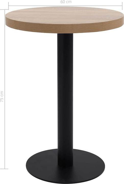 Image du produit vidaXL Bistrotisch (60 x 75 cm)