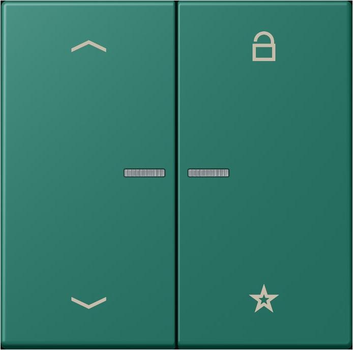 Actual product image JUNG eNet push-button Universal 1f.