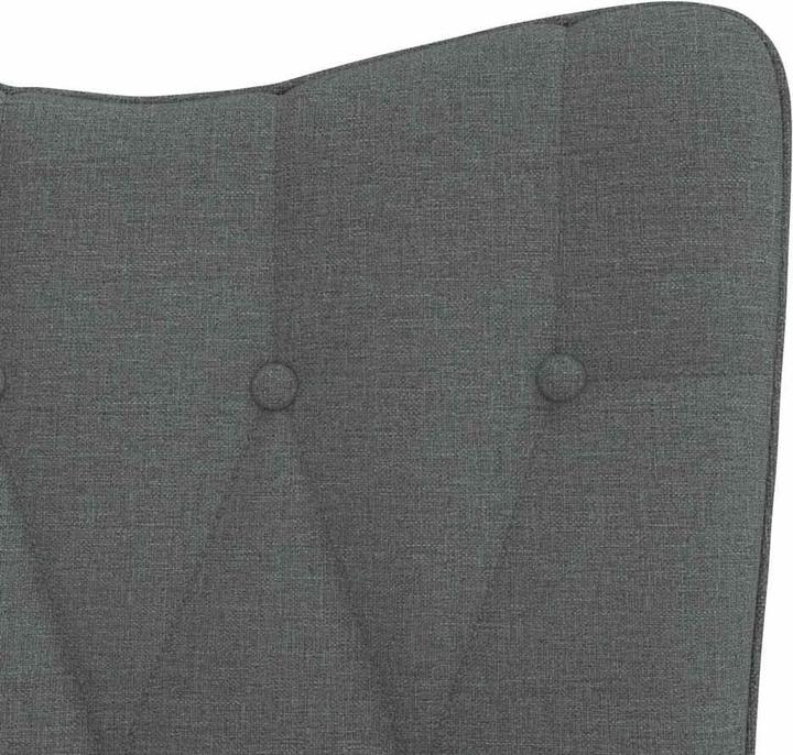 Image du produit vidaXL Schaukelstuhl mit Hocker