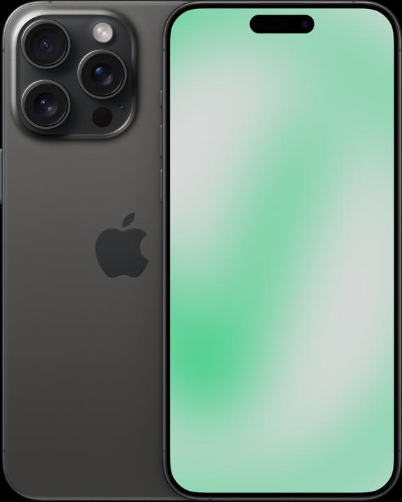 Produktbild Revendo iPhone 15 Pro Max (512 GB, Titan Schwarz, 6.70", 48 Mpx, SIM + eSIM, C / Gut)