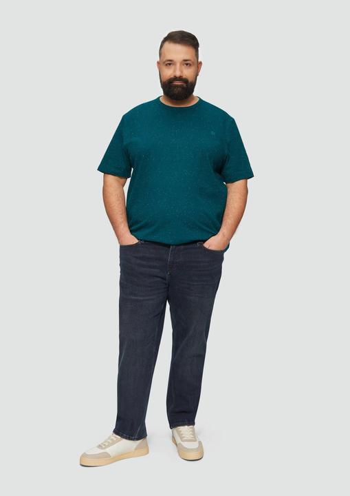 Actual product image S.Oliver T-Shirt Kurzärmeliges Crew-Neck-Shirt mit Logo (XXL)