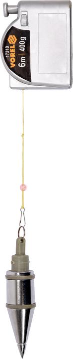 Toya Vorel plumb bob 400g 6 metre with automatic retraction and magnet plumb bob Bricklayer's plumb bob