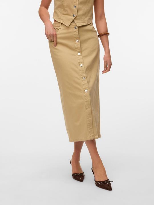 Produktbild Vero Moda VMWILD Hohe Taille Langer Rock Jeansrock (XS)