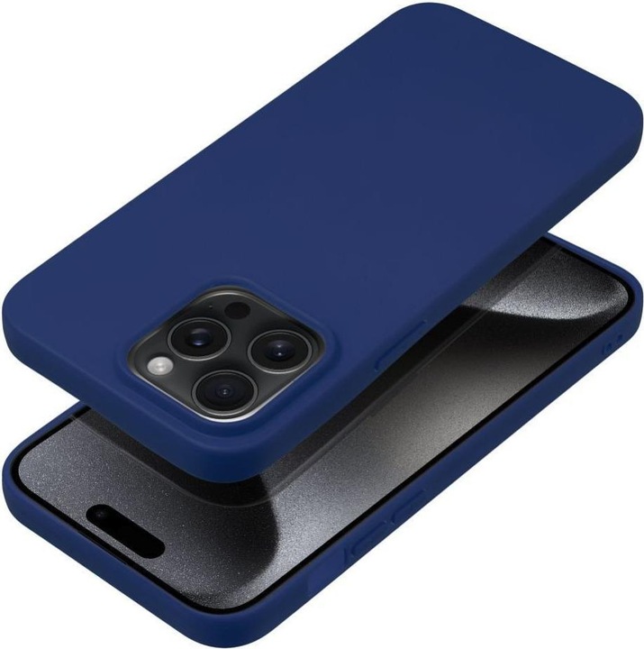 Produktbild Forcell Display OEM SOFT case for IPHONE 15 Pro Max dark blue (Apple iPhone 15 Pro Max)