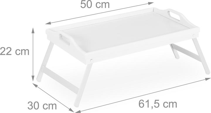 Produktbild Relaxdays Betttablett