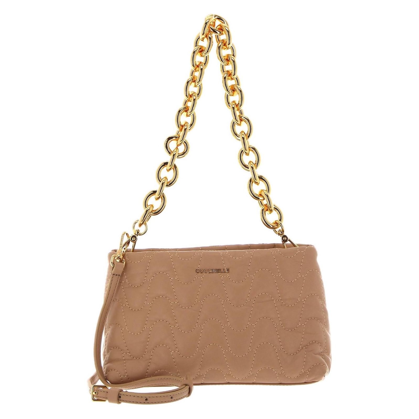 Coccinelle, Damen, Handtasche, Ophelie Matelasse Handbag, Beige